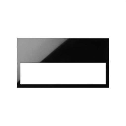 Moldura horizontal mínima de 2 elementos preto brilhante Simon 100 com referência 10001620-138 à marca SIMON