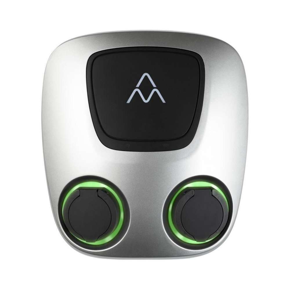 Double Electric Car Charger with WiFi 2 x 22 kW Charge Amps Aura Twin Socket with reference 130909 from the brand CHARGE AMPS