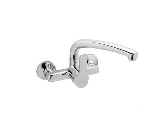 Torneira de cozinha monocomando de parede de bica longa K8 cromado com referência 61192 28 45 66 à marca GENEBRE