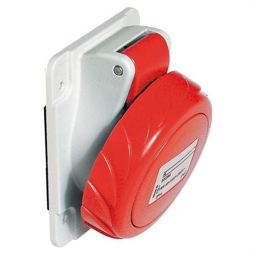 Base embutida inclinada de 63A 3P+N+TT 380-415V IP67 com referência 81283 à marca SCHNEIDER ELECTRIC
