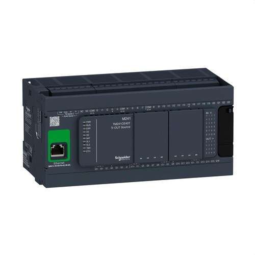 Controlador M241 40 ES Transistor PNP Ethernet com referência TM241CE40T à marca SCHNEIDER ELECTRIC