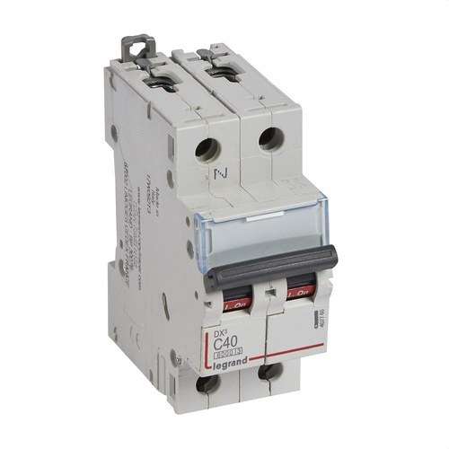 Interruptor diferencial DX3 P+N 40A Curva C 6/10kA com referência 407760 à marca LEGRAND