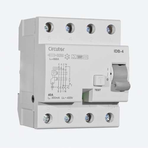 Interruptor diferencial tipo B IDB-4 4P-40A-300 mA com referência P17222. à marca CIRCUTOR