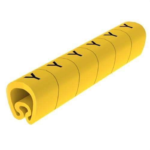 Marcadores pré-cortados amarelos Ø18 em PVC plastificado com referência 1813-Y da marca UNEX