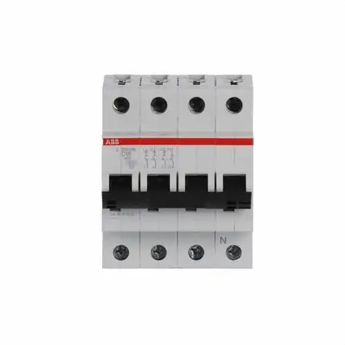 Disjuntor S203-C16NA 3P+N 16A Curva C 10kA com referência 2CDS253103R0164 à marca ABB