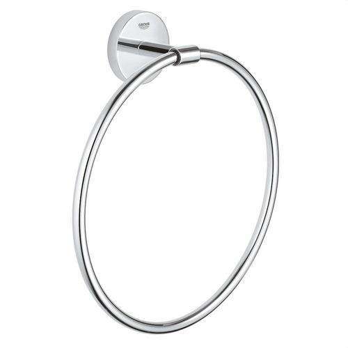 Toalheiro argola diâmetro 180mm Grohe BauCosmopolitan cromado com referência 40460001 à marca GROHE