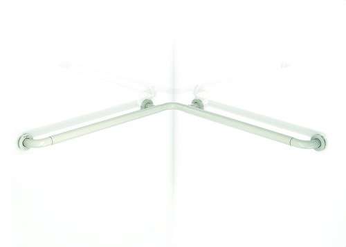 Barra de apoio parede-parede de ângulo de 90º 815mm nylon com referência GW11 36 09 00 à marca GENWEC
