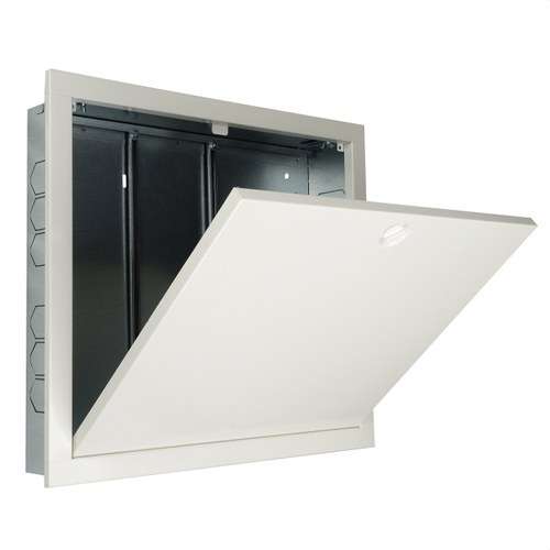 Armário de aço galvanizado para coletores 690x510x90 mm com referência 1007090 à marca ORKLI