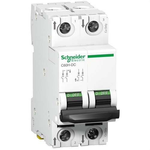 Interruptor magnetotérmico C60H 500V 2P 10A Curva C com referência A9N61528 à marca SCHNEIDER ELECTRIC