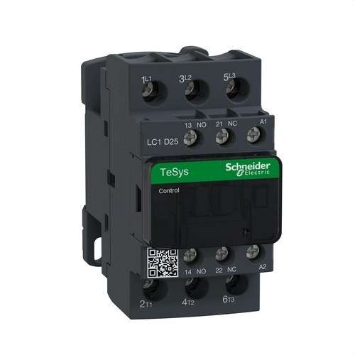 Contactor 25A 1NF/1NA 230V 50-60HZ com referência LC1D25P7 à marca SCHNEIDER ELECTRIC