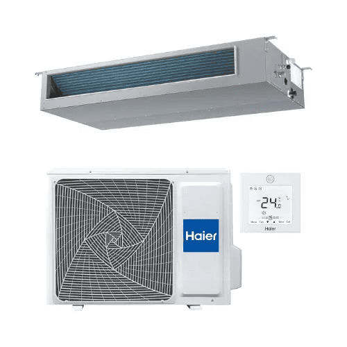 Ar condicionado dutado com Wi-Fi Haier 5,0 kW 18000 BTU com referência HAEAD50S2SM9FA(H)1U50S2SJ2FA-2 à marca HAIER