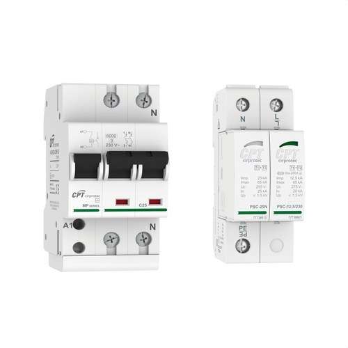 Surge Protection Set V-CHECK 4MP-40 + PSC4-12.5/400 TT with reference 77706587 from the brand CIRPROTEC