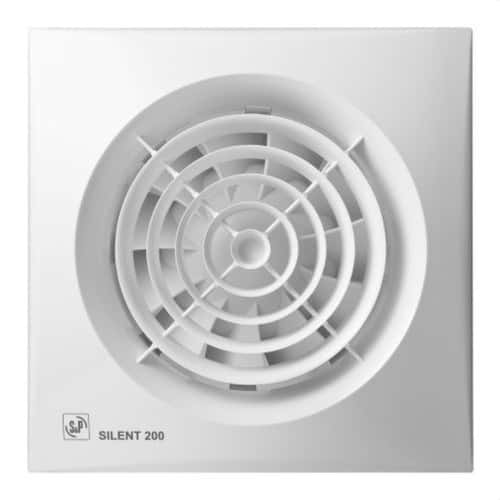 Extrator de casa de banho SILENT-200 CZ Design 3C com referência 5210604000 à marca SOLER & PALAU