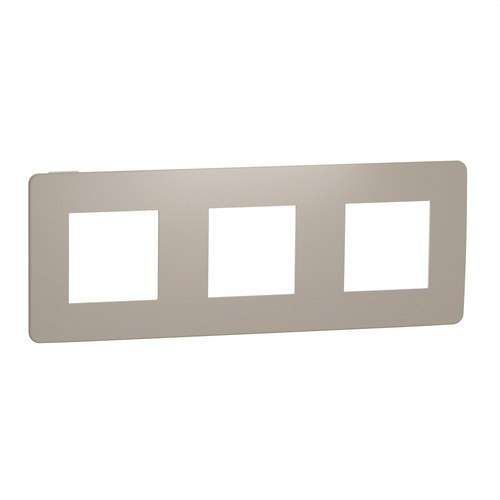 Moldura de 3 elementos vison New Unica Studio com referência NU280626 à marca SCHNEIDER ELECTRIC