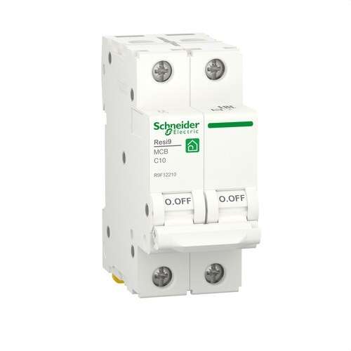 Interruptor diferencial RESI9 2P 10A Curva C 230V Curva C 6kA com referência R9F12210 à marca SCHNEIDER ELECTRIC