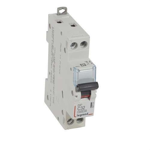 Interruptor diferencial DX3 1P+N 32A Curva C 6/10kA com referência 407731 à marca LEGRAND