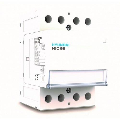 Contactador modular 63A 4F+0F 230V AC com referência HIC63-40NSX230 à marca HYUNDAI