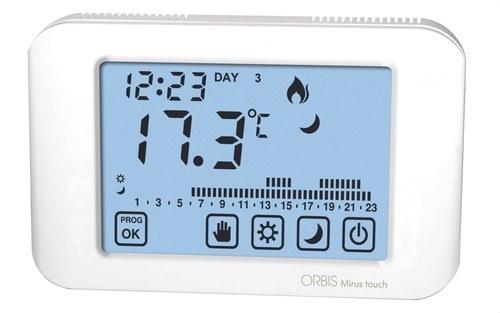 Cronotermostato táctil Orbis MIRUS TOUCH com referência OB325300 à marca ORBIS