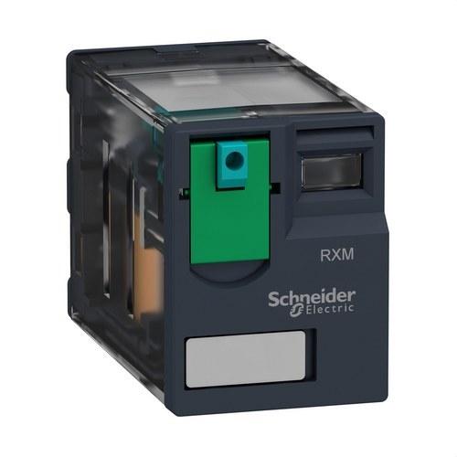 Relé miniatura plugável Zelio Relay 6A 4PDT 24 V CC com referência RXM4AB1BD à marca SCHNEIDER ELECTRIC