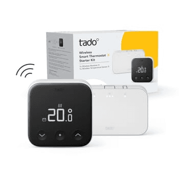 Termostato inteligente sem fio Tado X - Kit inicial