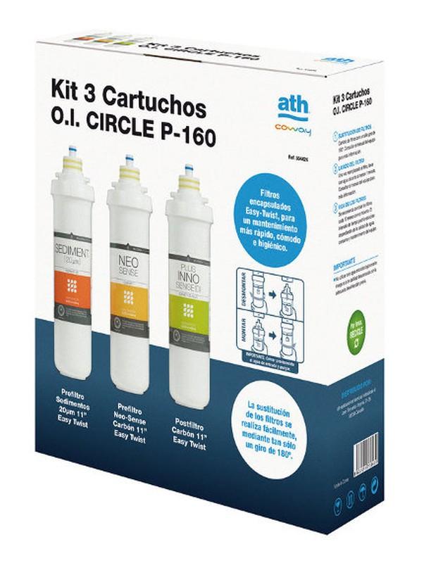 Kit 3 cartuchos de substituição Circle com referência 304424 à marca ATH