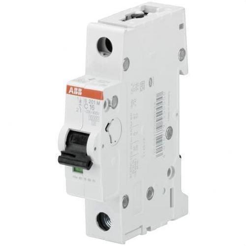 Interruptor magnetotérmico S201M-C0,5 1P 0,5A Curva C 15kA com referência 2CDS271001R0984 à marca ABB