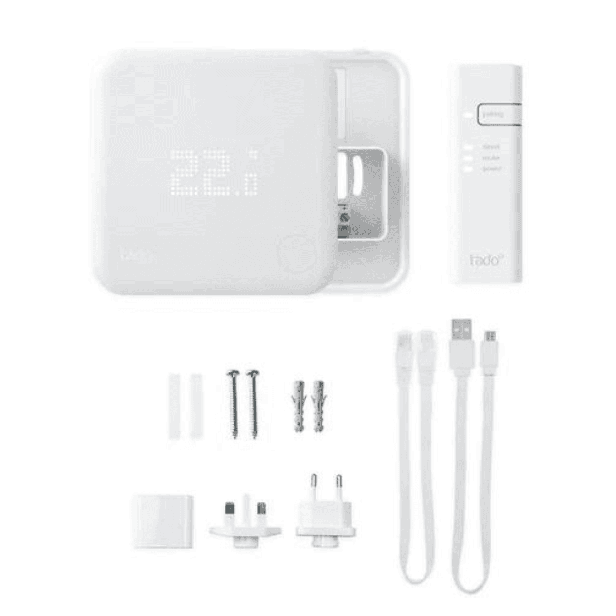 Kit de início termostato inteligente com fios TADO V3+ com WiFi e APP com referência ST KIT V3+ à marca TADO