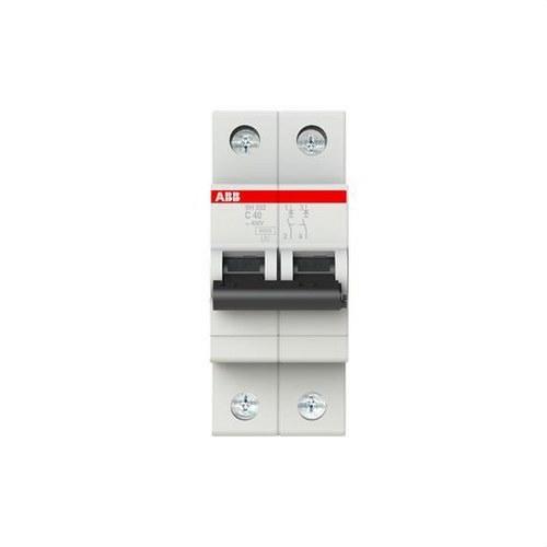 Interruptor magnetotérmico SH202-C40 2P 40A Curva C Curva C 6kA com referência 2CDS212001R0404 à marca ABB