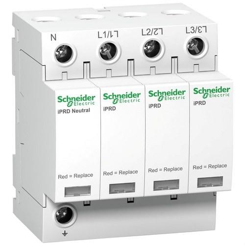 Limitador de sobretensões transitórias Tipo 2 sinal Acti9 iPRD65r 3P+N com referência A9L65601 à marca SCHNEIDER ELECTRIC