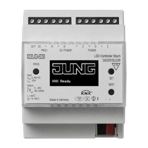 Controlador KNX para LED com 5 saídas com referência 390051SLEDR à marca JUNG