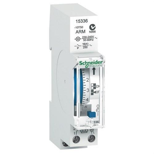 Temporizador analógico IH 24H COM 1 módulo 100H 1C-16A com referência 15336 à marca SCHNEIDER ELECTRIC