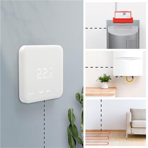 Kit de início para termostato inteligente com fios TADO V3 + 2 cabeças termostáticas com referência ST KIT SRT2 à marca TADO