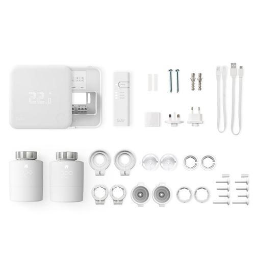 Kit de início para termostato inteligente com fios TADO V3 + 2 cabeças termostáticas com referência ST KIT SRT2 à marca TADO