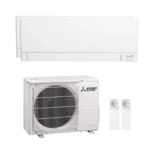 Ar-condicionado 2x1 com Wi-Fi e filtro PlasmaQuad+ Mitsubishi 3,5 kW 12000 BTU