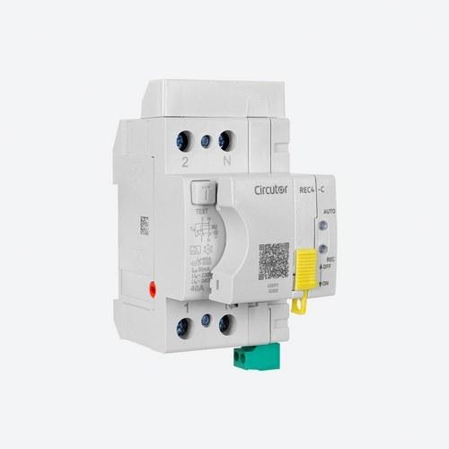 Interruptor diferencial com rearme automático Circutor REC4-C 2P 63 30 com referência P27A23. à marca CIRCUTOR