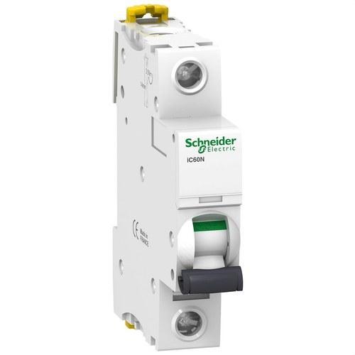 Interruptor magnetotérmico IC60N 1P 16A Curva B com referência A9F78116 à marca SCHNEIDER ELECTRIC