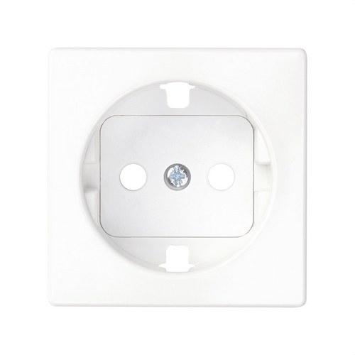 Tampa com dispositivo de segurança para base de tomada schuko branco Simon 82 com referência 82041-30 à marca SIMON