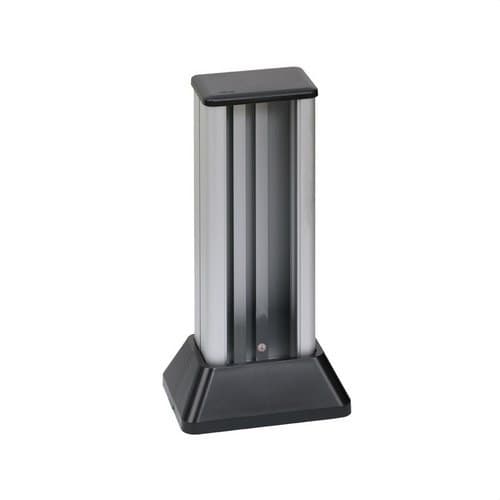 Aluminium mini column with 2 sides for 4 elements per side and graphite trims Simon 500 Cima with reference 52550222-033 from the brand SIMON