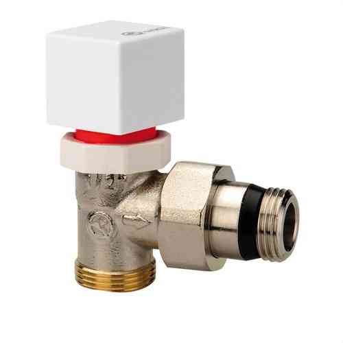 Válvula termostática de duplo tubo macho em ângulo de 3/8" com referência 67190 da marca ORKLI