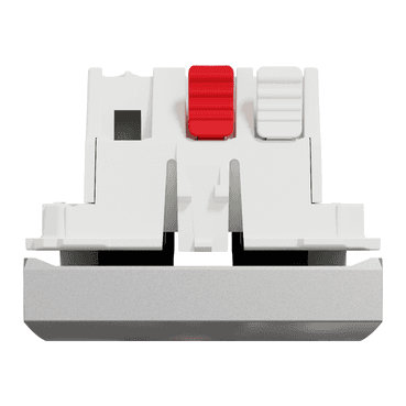 Interruptor de 2 módulos alumínio New Unica Studio com referência NU320130 à marca SCHNEIDER ELECTRIC