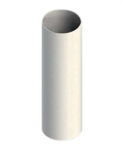 Tubo de chaminé diâmetro 110mm de 500mm macho-macho em alumínio branco com referência 11-500-06MMP1 da marca FIG