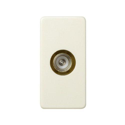 Tomada TV simples de meio elemento marfim Simon 27 Play com referência 27475-31 à marca SIMON