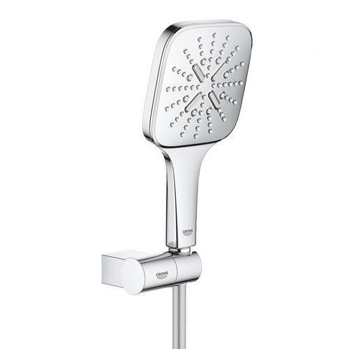 Conjunto de duche com suporte Grohe Rainshower SmartActive 130 Cube com referência 26588000 à marca GROHE