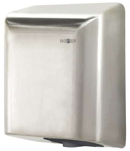 Secador de mãos com sensor eletrônico FUGA em aço inoxidável acetinado com referência 01851.S da marca NOFER