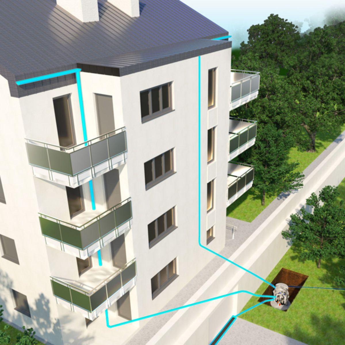 Estação de bombeamento SFA SANIFOS 610 2 SLD 700 S com referência 009FOS610BM2B à marca SFA SANITRIT