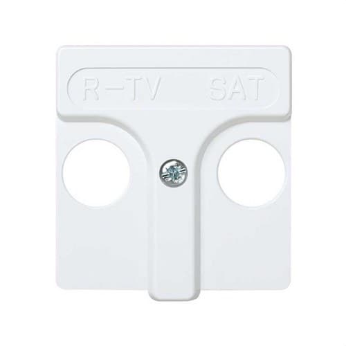 White Inductive R-TV+SAT Socket Plate Simon 27 Play with reference 27097-34 from the brand SIMON
