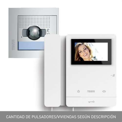 Kit de vídeo porteiro para 1 habitação Tegui Sfera New com monitor Série 8 com referência 378111 da marca TEGUI