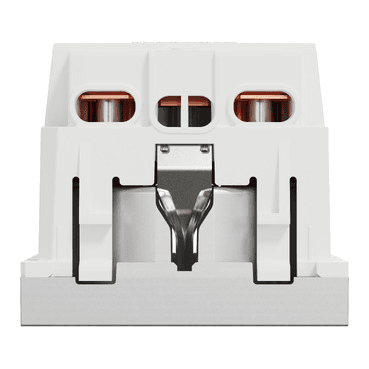 Base de tomada schuko alumínio New Unica Studio com referência NU303730 à marca SCHNEIDER ELECTRIC