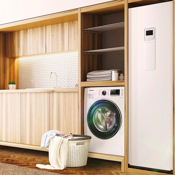 Hydrokit com depósito integrado Samsung ClimateHub Mono R32 até 16 kW 200 litros - Monofásico com referência AE200RNWMEG/EU à marca SAMSUNG