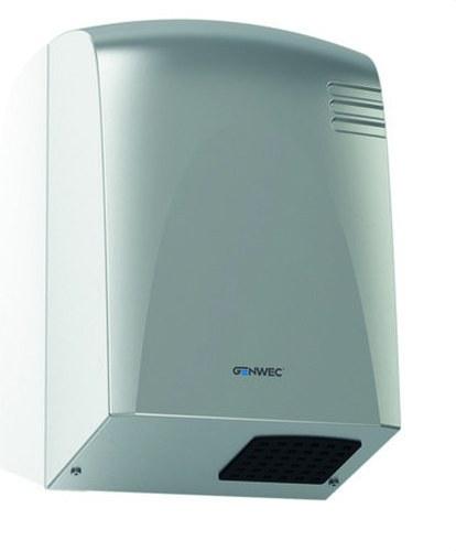Secador de mãos com sensor eletrónico Wecflow aço inoxidável acetinado com referência GW01 14 04 01 à marca GENWEC